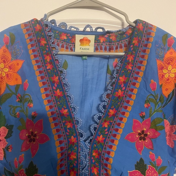 Farm Rio Tropical Tapestry Layered Dress - Picture 2 of 8